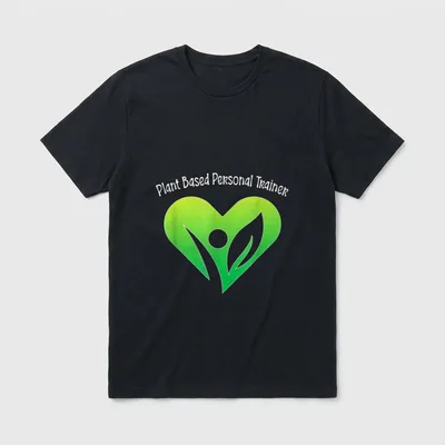 Plant Based Personal Trainer T-Shirt – Classic T-Shirt in Black