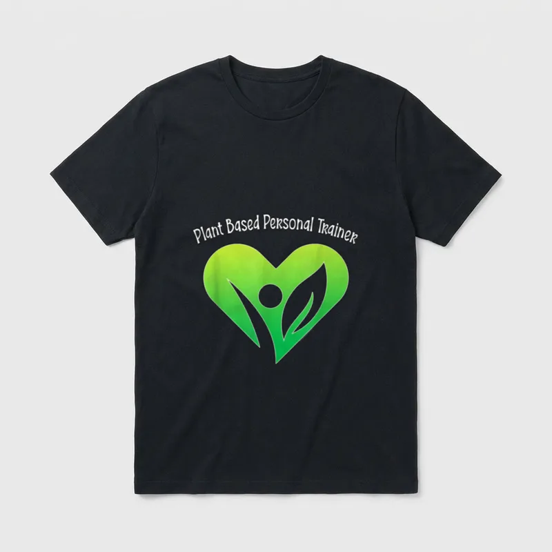 Plant Based Personal Trainer T-Shirt – Classic T-Shirt in Black