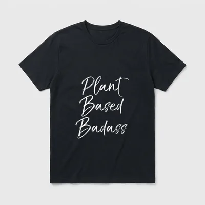 Cute Vegan Workout T-Shirt – Classic T-Shirt in Black