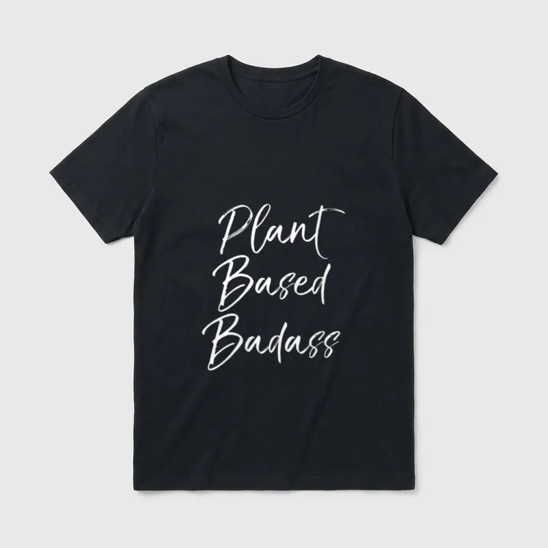 Cute Vegan Workout T-Shirt – Classic T-Shirt in Black