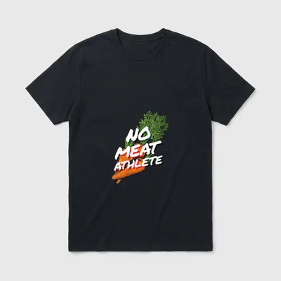 No Meat Athlete Vegan T-Shirt – Classic T-Shirt in Black