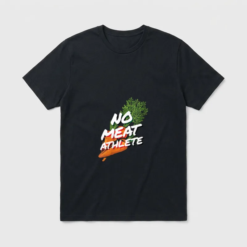 No Meat Athlete Vegan T-Shirt – Classic T-Shirt in Black