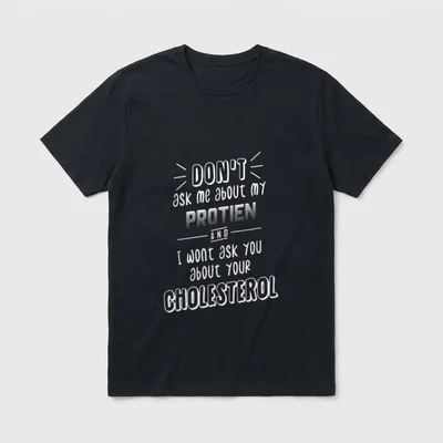Don't Ask Me About Vegan Gym & Fitness Shirts T-Shirt – Classic T-Shirt in Black