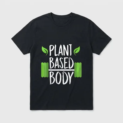 Vegan Workout Design For Plant T-Shirt – Classic T-Shirt in Black