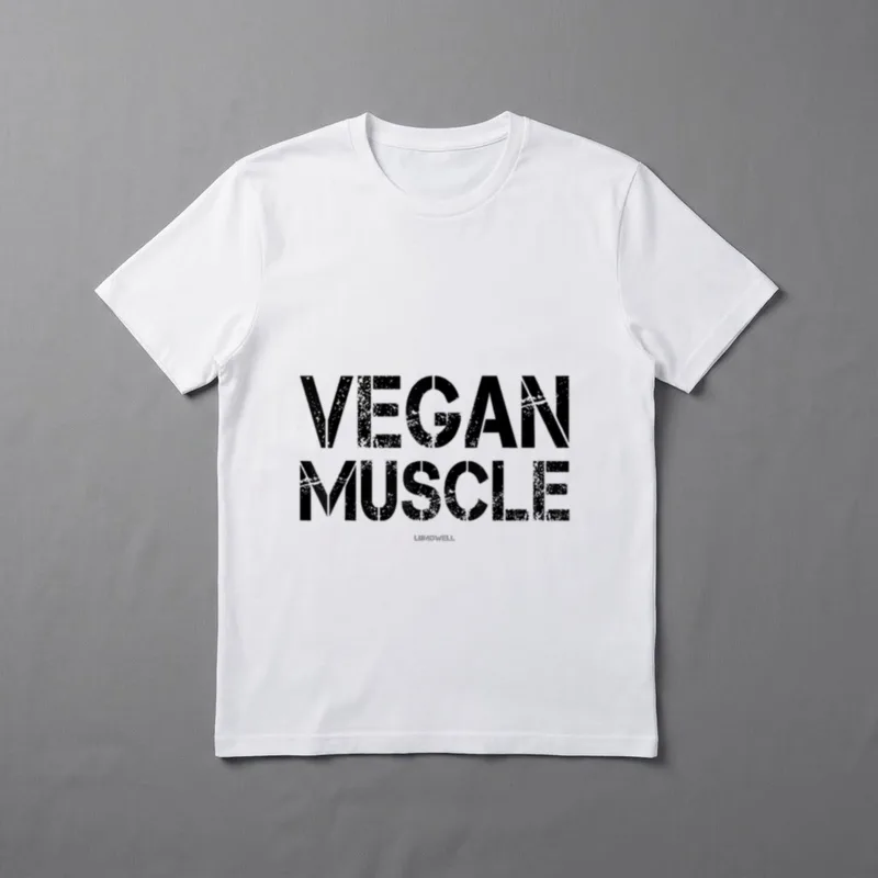 Vegan Muscle Plant Powered T-Shirt – Classic T-Shirt in Black