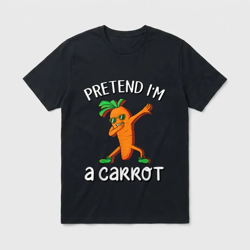 Pretend I'm A Carrot T-Shirt – Classic T-Shirt in Black