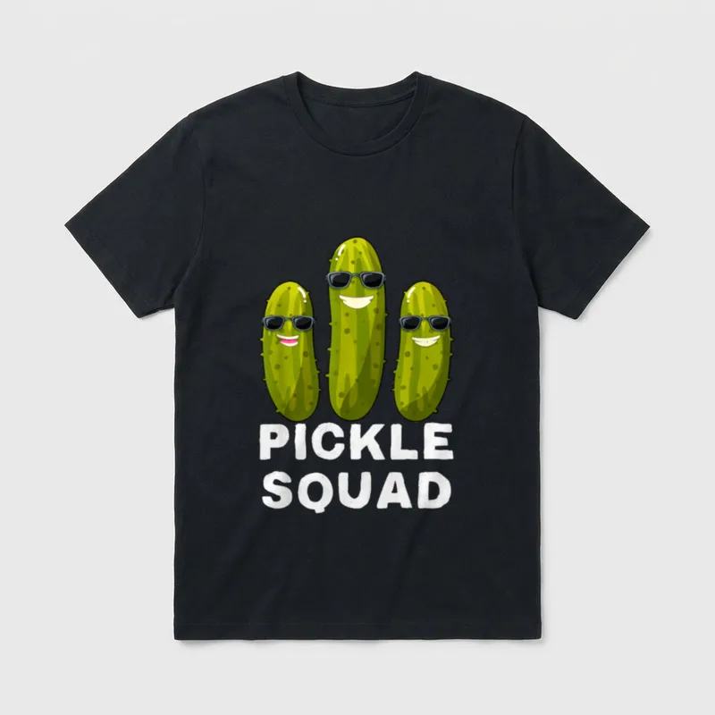 Pickle Squad Vegan Dill T-Shirt – Classic T-Shirt in Black
