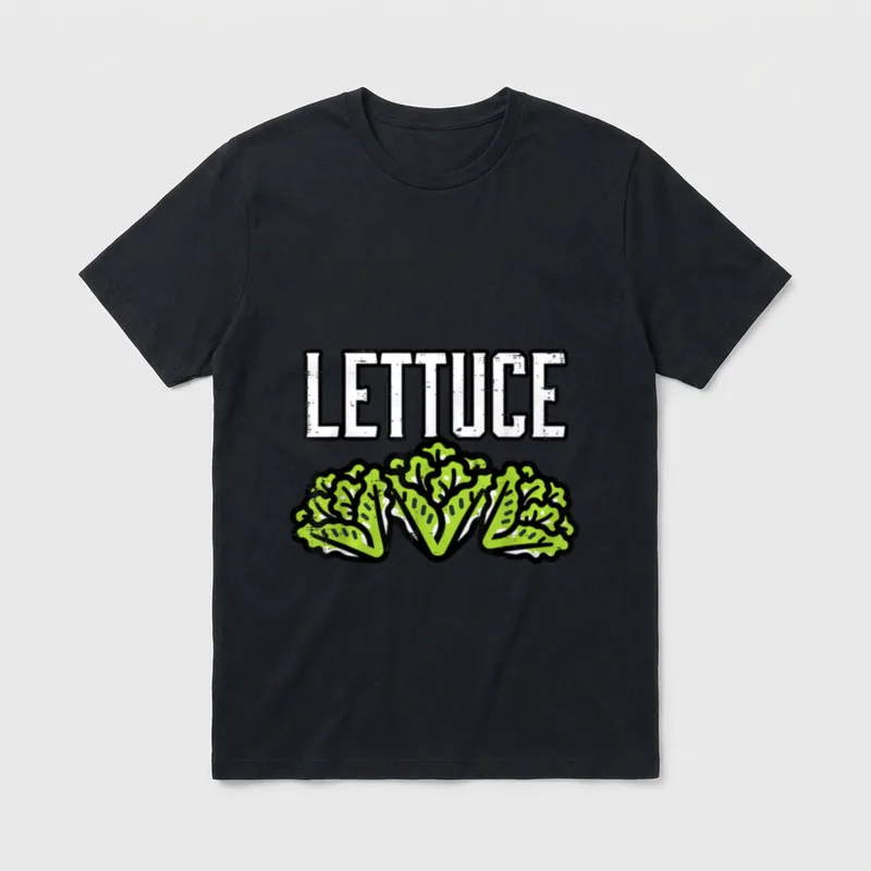 Halloween Lettuce Vegetable Food T-Shirt – Classic T-Shirt in Black