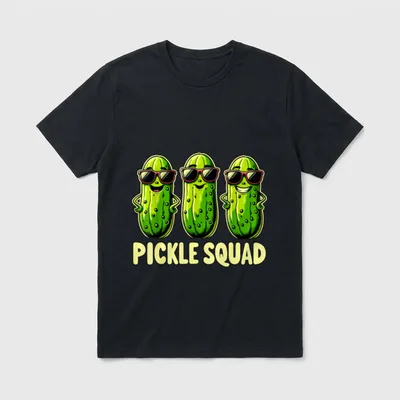 Pickle Squad Dill Pickle T-Shirt – Classic T-Shirt in Black