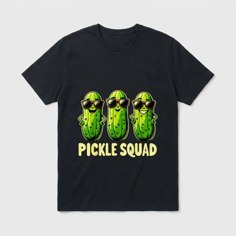 Pickle Squad Dill Pickle T-Shirt – Classic T-Shirt in Black