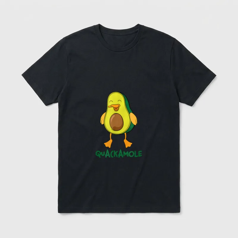 Guacamole Avocado Costume Duck T-Shirt – Classic T-Shirt in Black