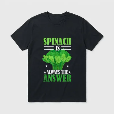 Spinach is The Always T-Shirt – Classic T-Shirt in Black