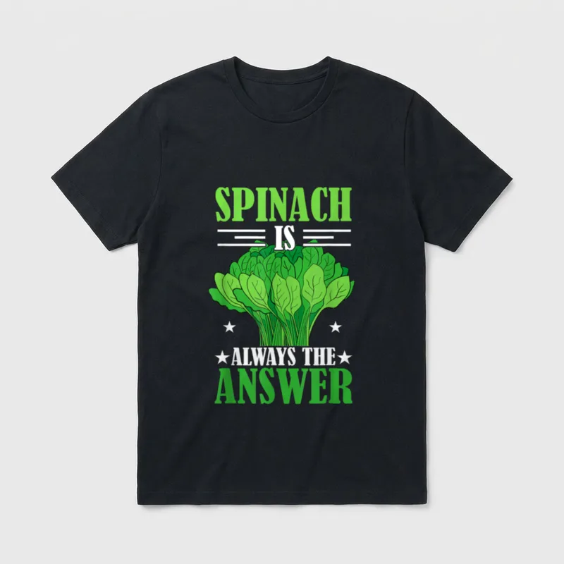 Spinach is The Always T-Shirt – Classic T-Shirt in Black