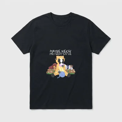 Cow in Cat Costume T-Shirt – Classic T-Shirt in Black
