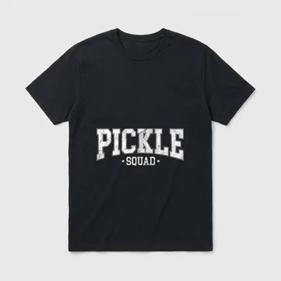 Pickle Squad Pickle Cucumber T-Shirt – Classic T-Shirt in Black