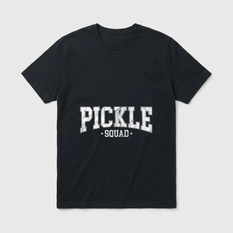 Pickle Squad Pickle Cucumber T-Shirt – Classic T-Shirt in Black