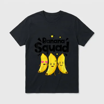 Banana Squad Funny Men T-Shirt – Classic T-Shirt in Black