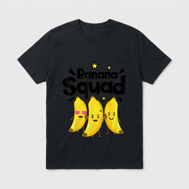Banana Squad Funny Men T-Shirt – Classic T-Shirt in Black