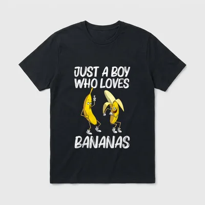 Banana For Boys Men T-Shirt – Classic T-Shirt in Black