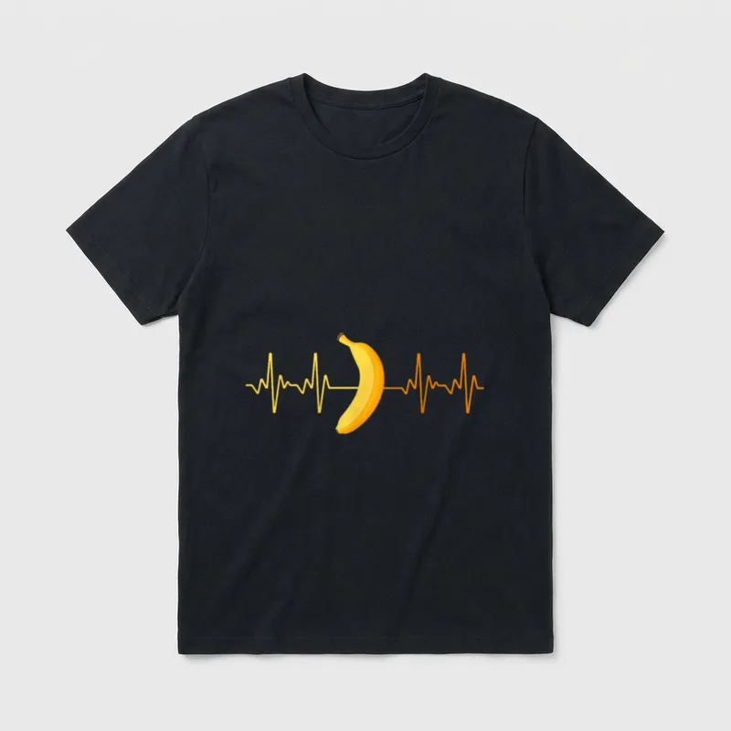 Cool Banana Art for Men T-Shirt – Classic T-Shirt in Black