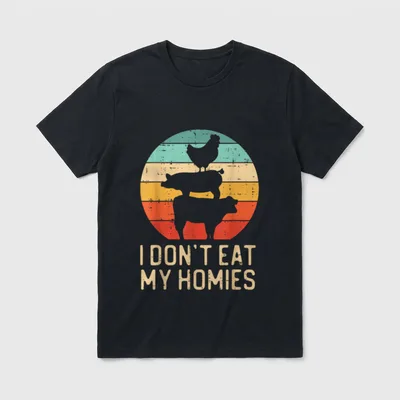 Vegan Dont Eat T-Shirt – Classic T-Shirt in Black