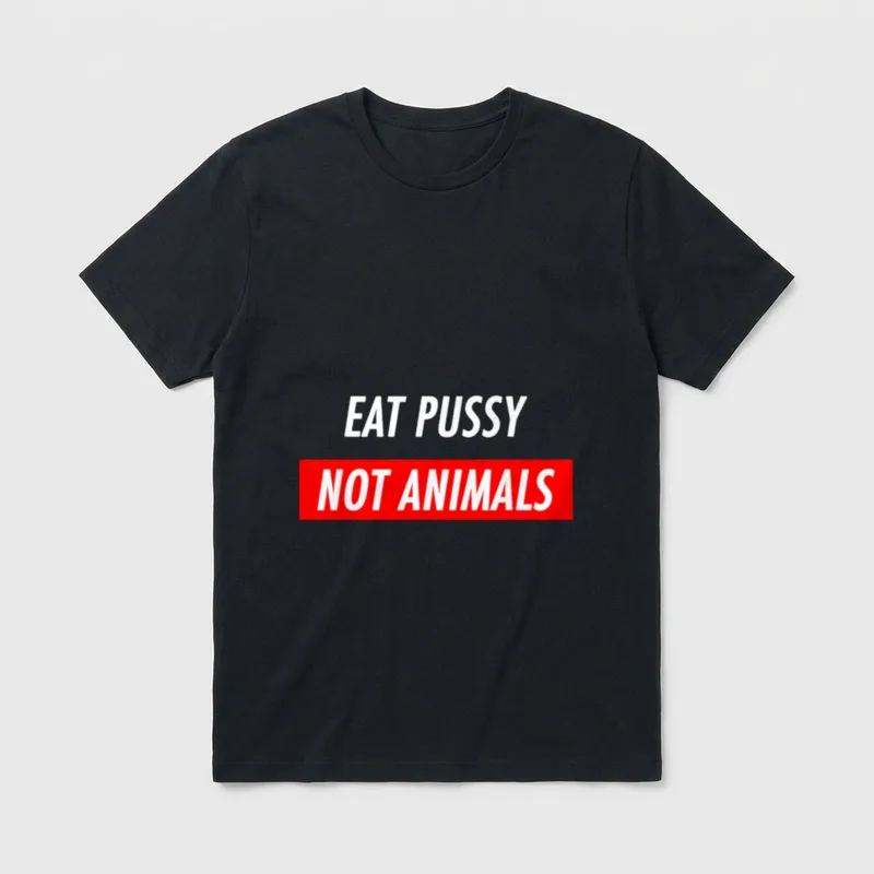 Vegan Girls Boys Eat T-Shirt – Classic T-Shirt in Black