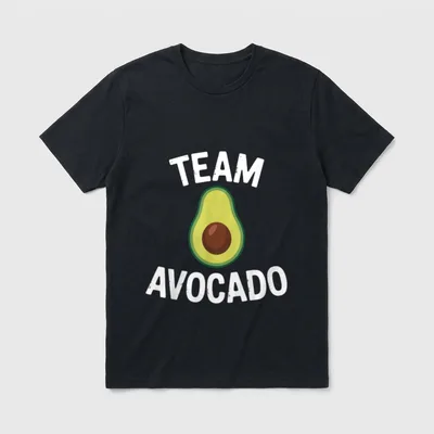 Funny Avocado Design T-Shirt – Classic T-Shirt in Black
