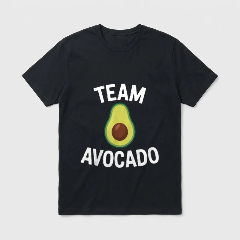 Funny Avocado Design T-Shirt – Classic T-Shirt in Black