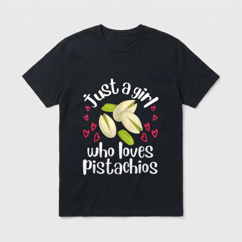 Pistachio Art For Women T-Shirt – Classic T-Shirt in Black