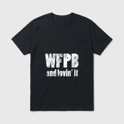 WFPB Whole Food Plant Vegan Kids Shirts T-Shirt – Classic T-Shirt in Black