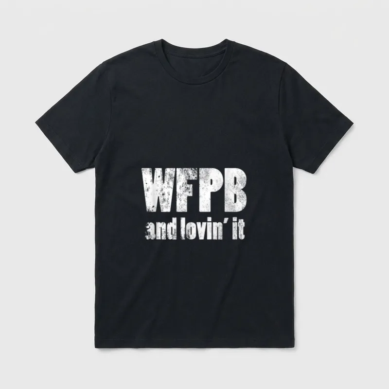 WFPB Whole Food Plant Vegan Kids Shirts T-Shirt – Classic T-Shirt in Black