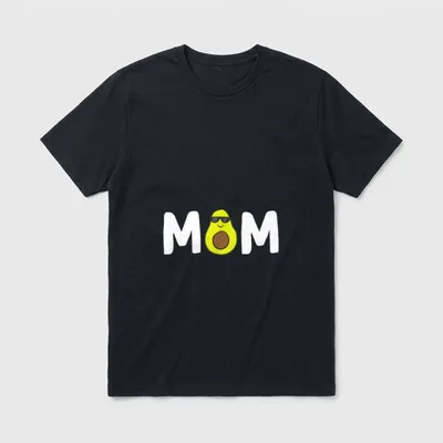 Avocado Mom Guacamole Mom T-Shirt – Classic T-Shirt in Black