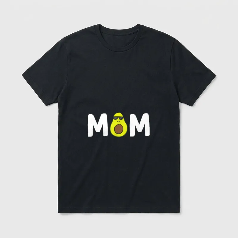 Avocado Mom Guacamole Mom T-Shirt – Classic T-Shirt in Black