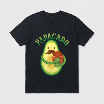 Papacado Vegan Dad Father's T-Shirt – Classic T-Shirt in Black