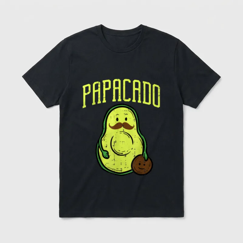 Fathers Day Papacado Papa T-Shirt – Classic T-Shirt in Black