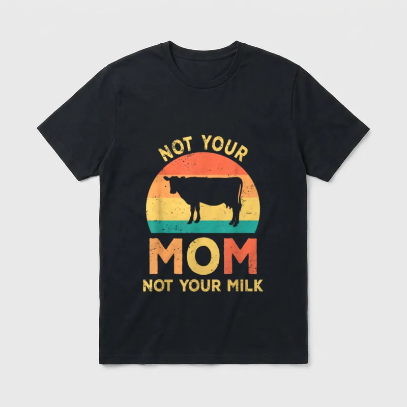 Vegan Vegan Cow's T-Shirt – Classic T-Shirt in Black