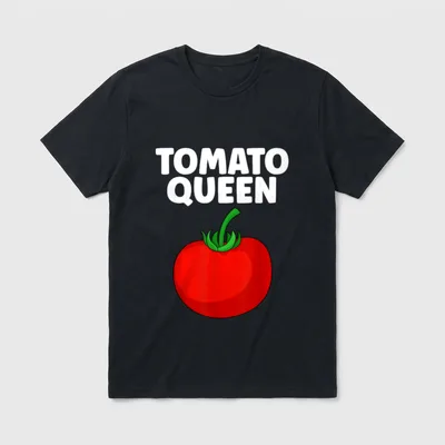 Cool Tomato Art For Women T-Shirt – Classic T-Shirt in Black