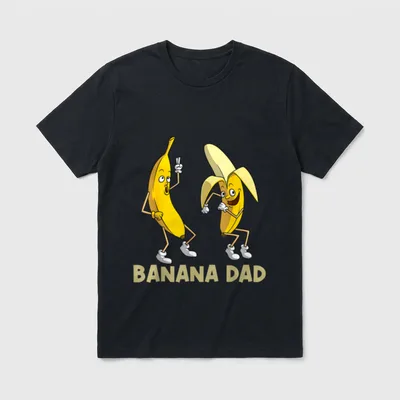 Banana For Dad Men T-Shirt – Classic T-Shirt in Black