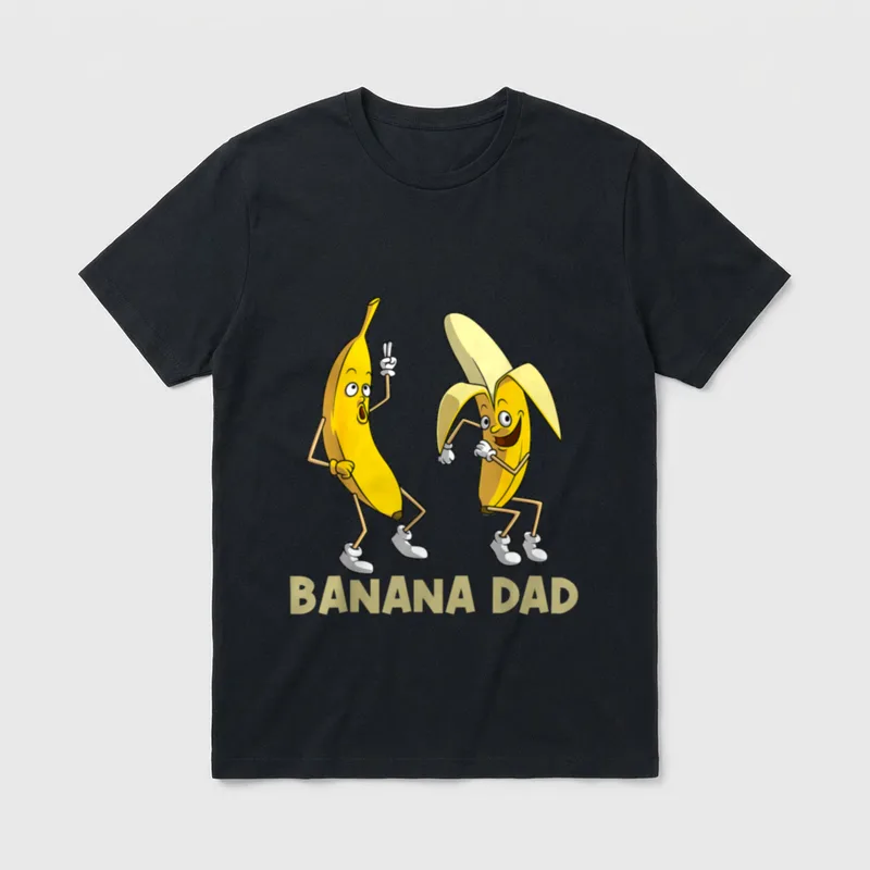 Banana For Dad Men T-Shirt – Classic T-Shirt in Black