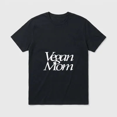 Vegan Mom Vegan Mom & Dad Shirts T-Shirt – Classic T-Shirt in Black