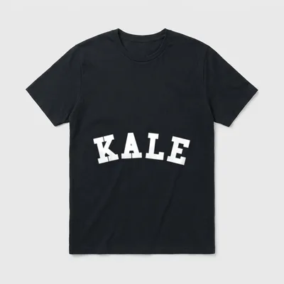 Kale University Parody for Vegans T-Shirt – Classic T-Shirt in Black