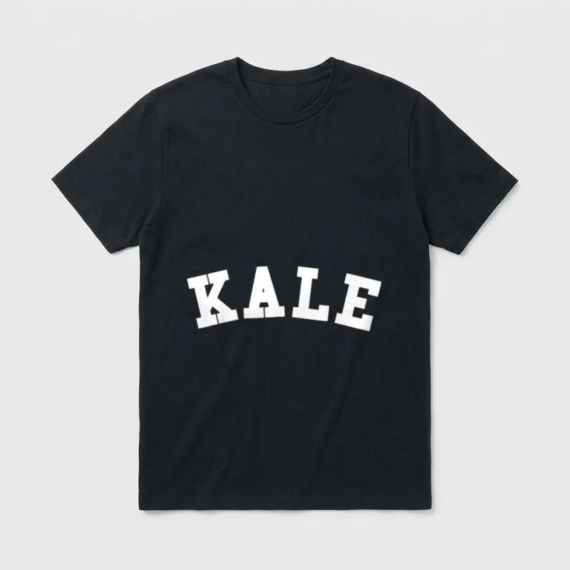 Kale University Parody for Vegans T-Shirt – Classic T-Shirt in Black