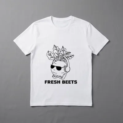 Funny Fresh Beets Beetle with Sunglasses T-Shirt – Classic T-Shirt in Black