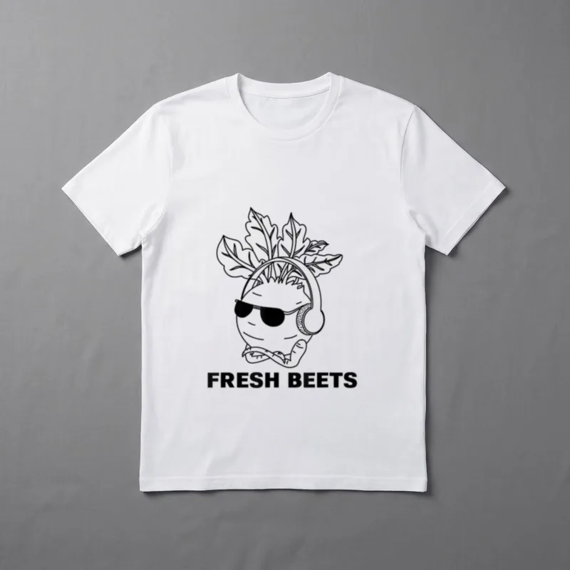Funny Fresh Beets Beetle with Sunglasses T-Shirt – Classic T-Shirt in Black