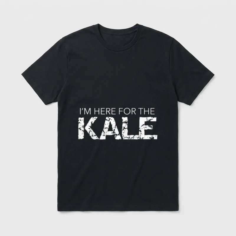 I Love Kale Distressed T-Shirt – Classic T-Shirt in Black