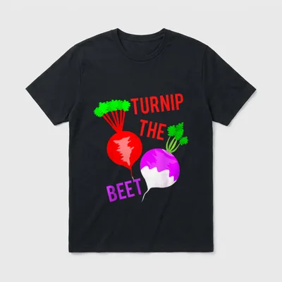 Turnip The Beet Funny T-Shirt – Classic T-Shirt in Black