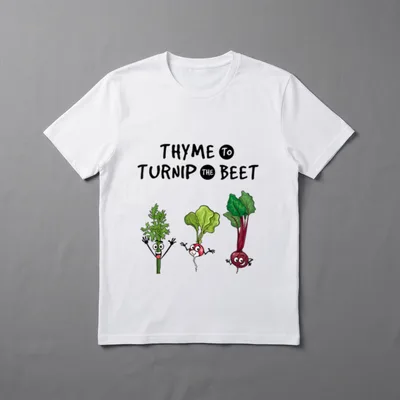 Thyme to Turnip the Beet T-Shirt – Classic T-Shirt in Black