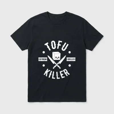 Tofu Killer Soybean Griller T-Shirt – Classic T-Shirt in Black