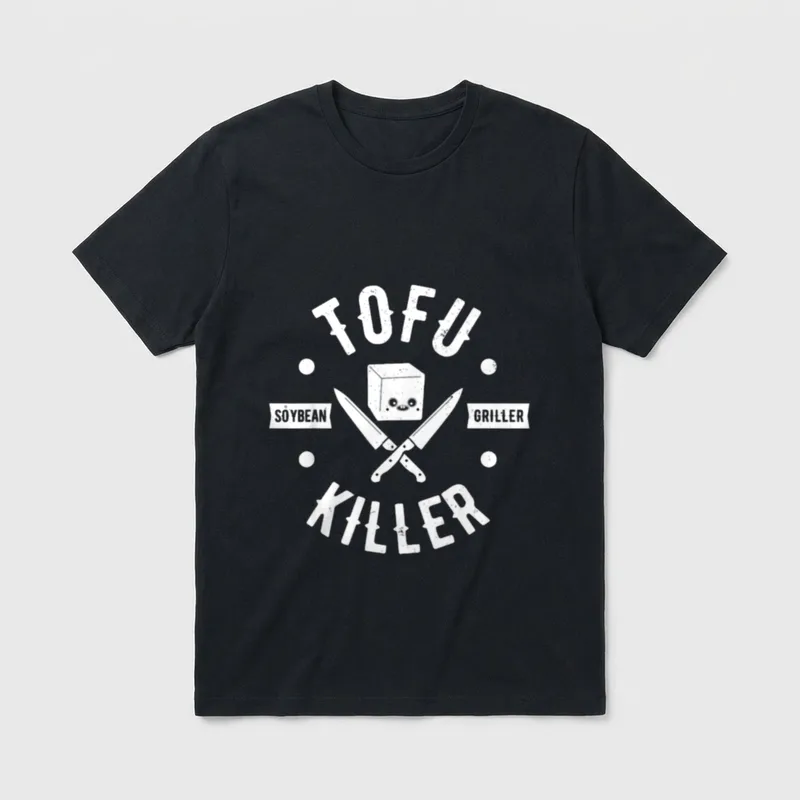 Tofu Killer Soybean Griller T-Shirt – Classic T-Shirt in Black