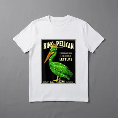 King Pelican California Lettuce T-Shirt – Classic T-Shirt in Black